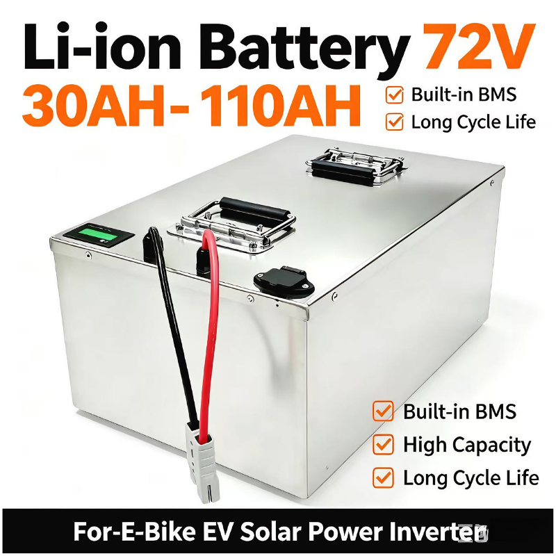 72V 40Ah Lifepo4 Battery Pack - 72V lithiumbatterij 110Ah met 40Ah 50Ah