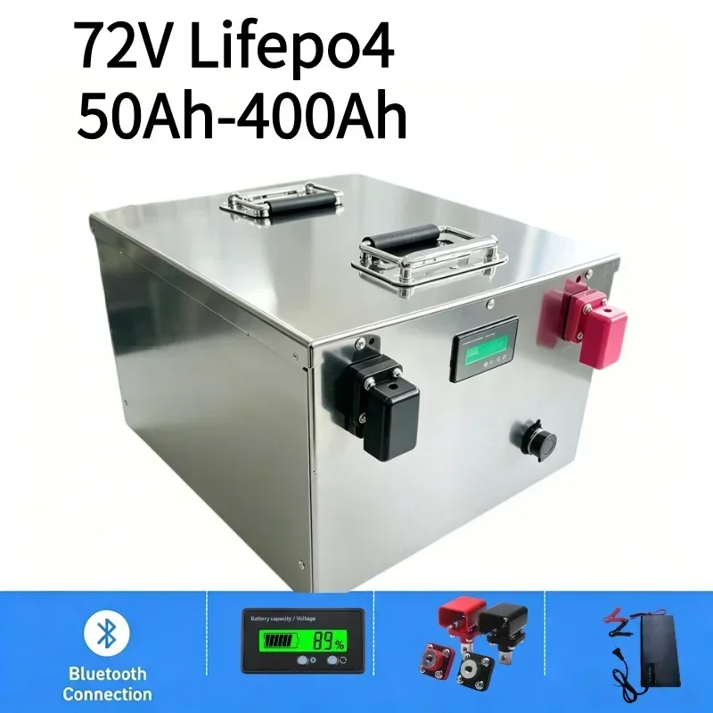 72V 40Ah Lifepo4 Battery Pack - 72V LiFePO4-batterij 50Ah-400Ah Hoge capaciteit Ingebouwde