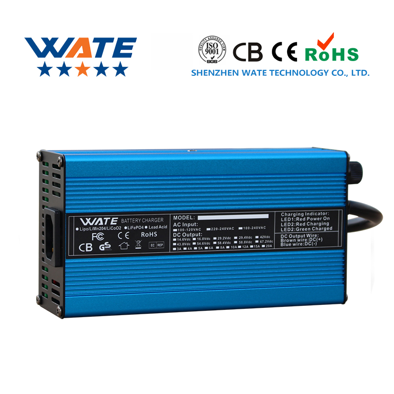 84V 20A Smart Charger - 67,2V 8A oplader, slimme aluminium behuizing,