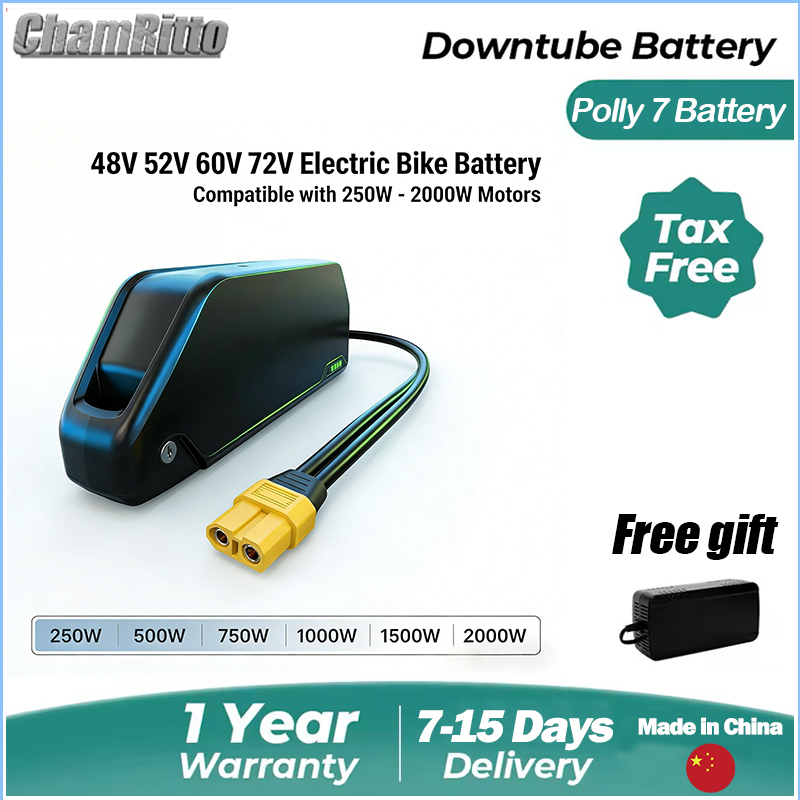 72V 50Ah 21700 Lithium Battery - 72V 60V Elektrische 2000W Batterij E-bike