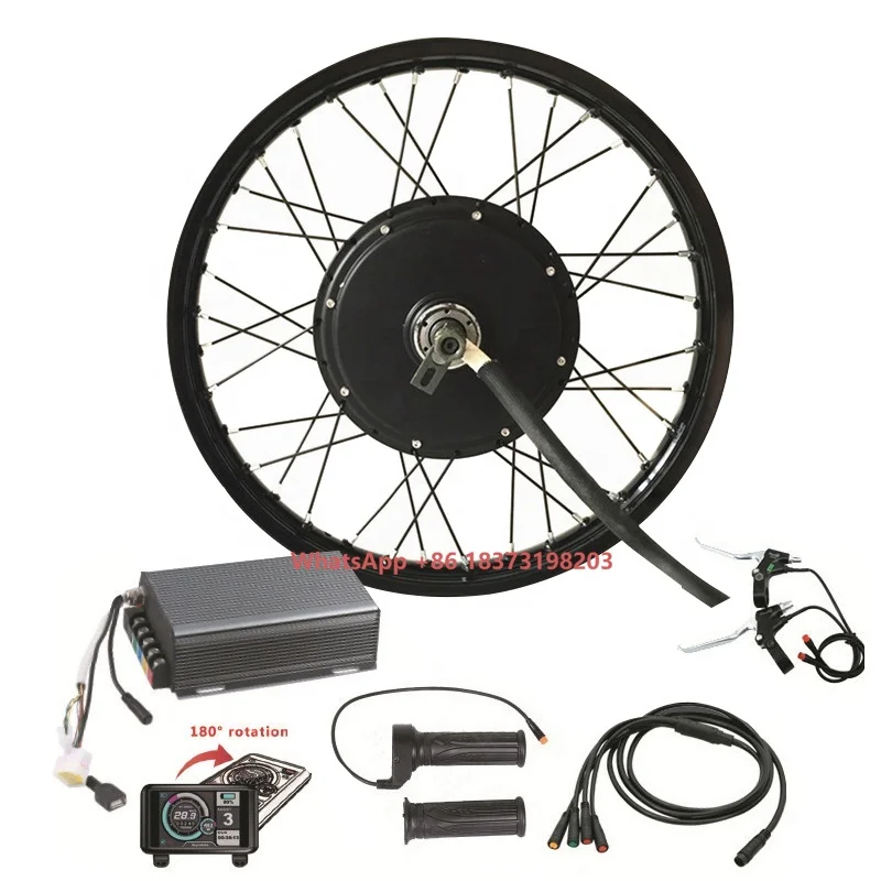 Ebike 48v 72v QS V3 5000w moto - 72V 100A Sabvoton Controller recensie en prijs