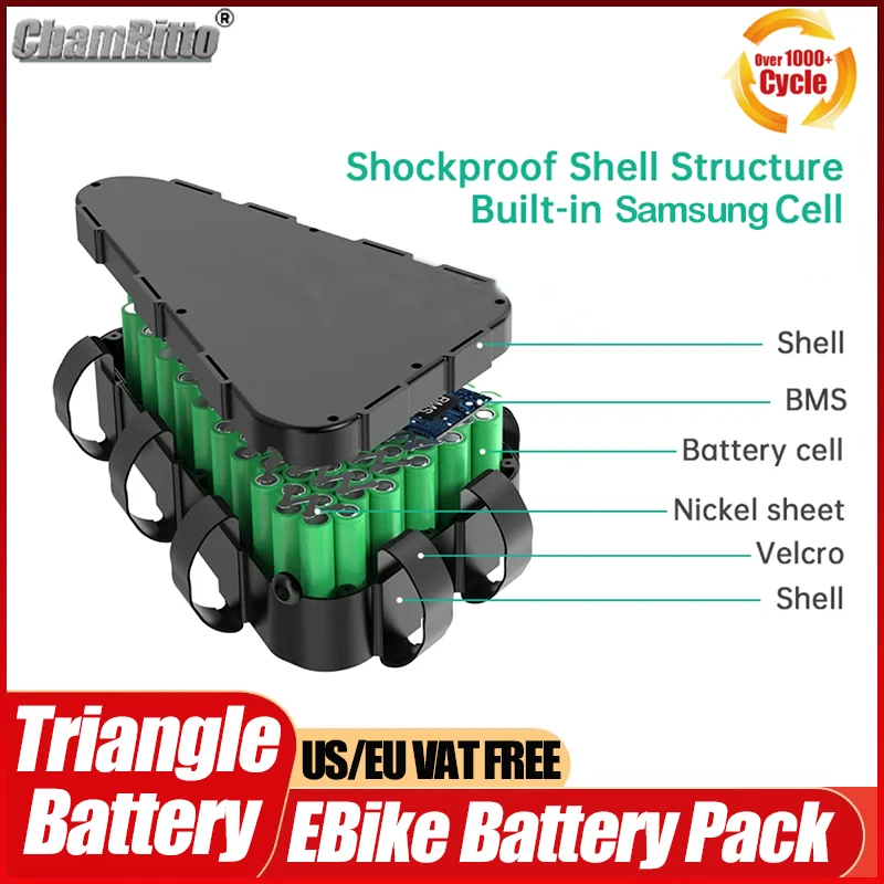36V 48V 52V 60V 72V Elektrisch - 72V 50Ah 21700 Lithium Battery recensie en prijs