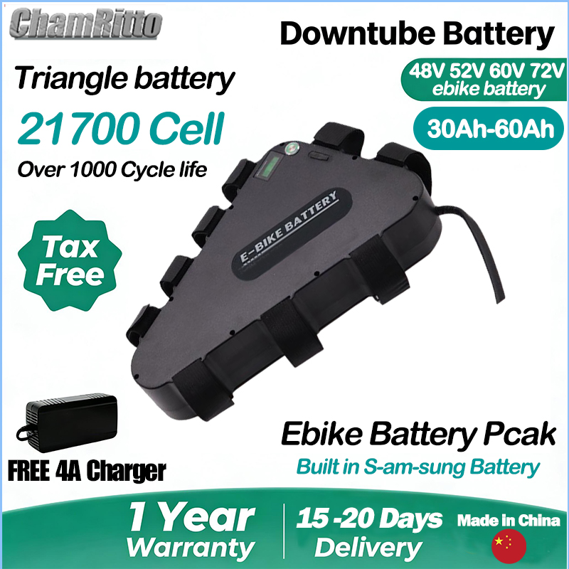 60V 72V 3000W Driehoekige Elek - 72V 50Ah 21700 Lithium Battery recensie en prijs