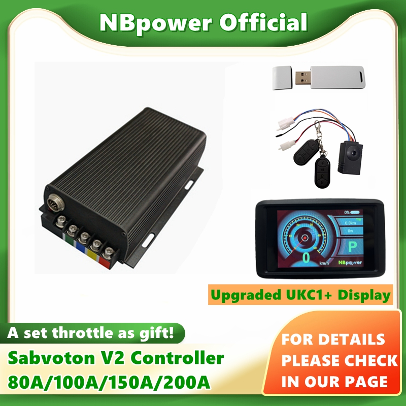 Sabvoton V2 72V 200A/150A/100A - 72V 100A Sabvoton Controller recensie en prijs