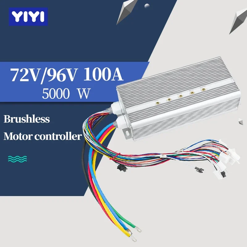 72V 96V 5000W Borstelloze Moto - 72V 100A Sabvoton Controller recensie en prijs